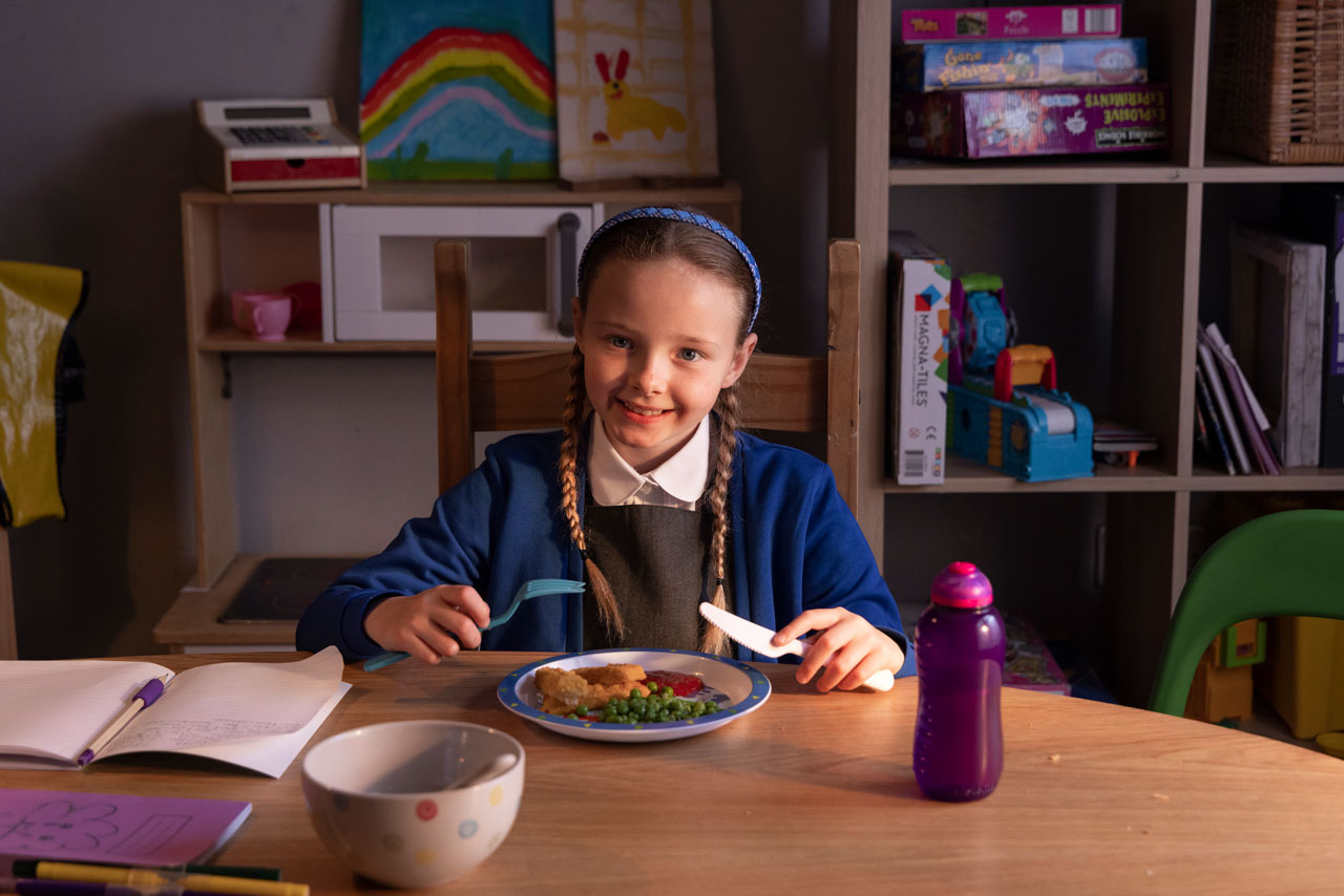 £40 could help put food on the table for a family, making sure children don’t go hungry.