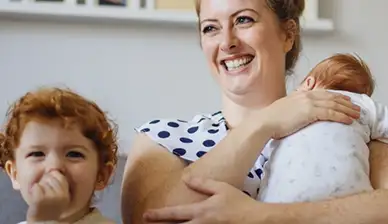 A family supported by FACCS finding stability