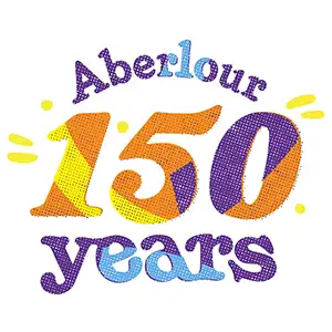 Aberlour 150 years anniversary logo