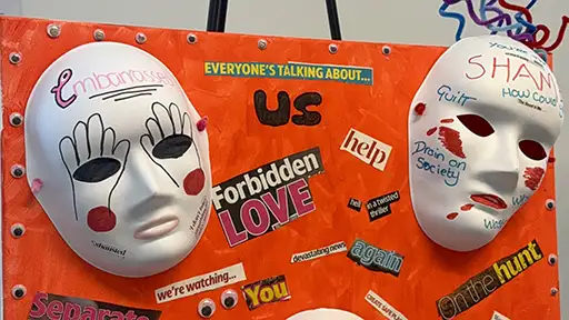 Artwork created at Aberlour's Family Voices event