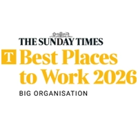 The Sunday Times Best Places to Work 2026 award winner The Sunday Times Best Places to Work 2026 award winner